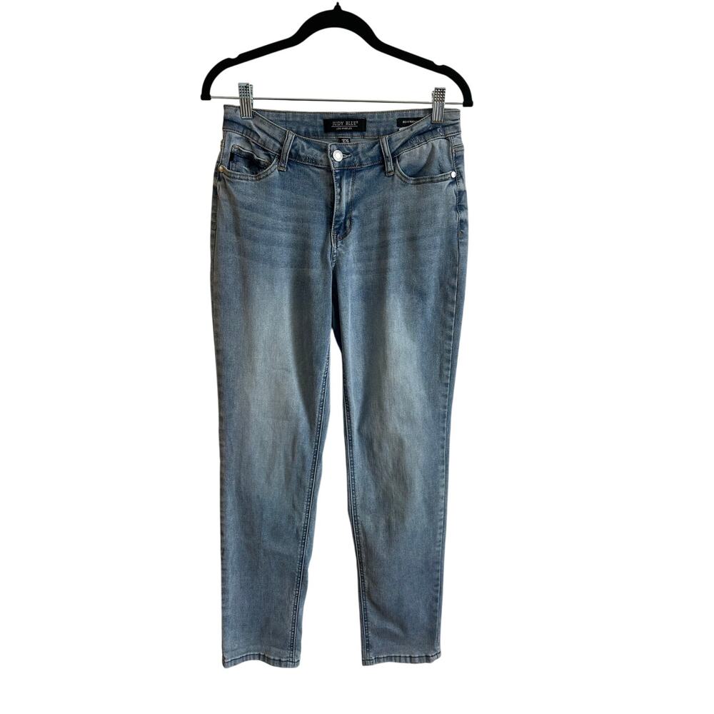 Judy Blue Boyfriend Fit Jeans Denim Light Wash Blue Sz 3/26 Nice!